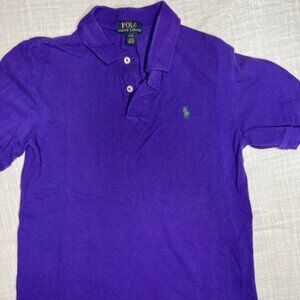 Polo Ralph Lauren Purple Collared Shirt Boys 14/16